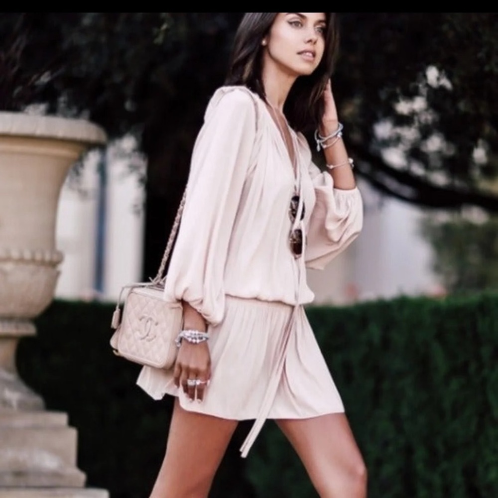 Ramy Brook Paris smocked mini Dress